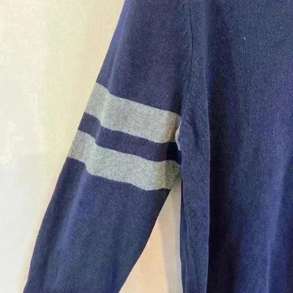 Tommy Hilfiger Men 1/2 Half Zip Mock Turtle Neck H Logo Solid Sweater - Picture 4 of 6